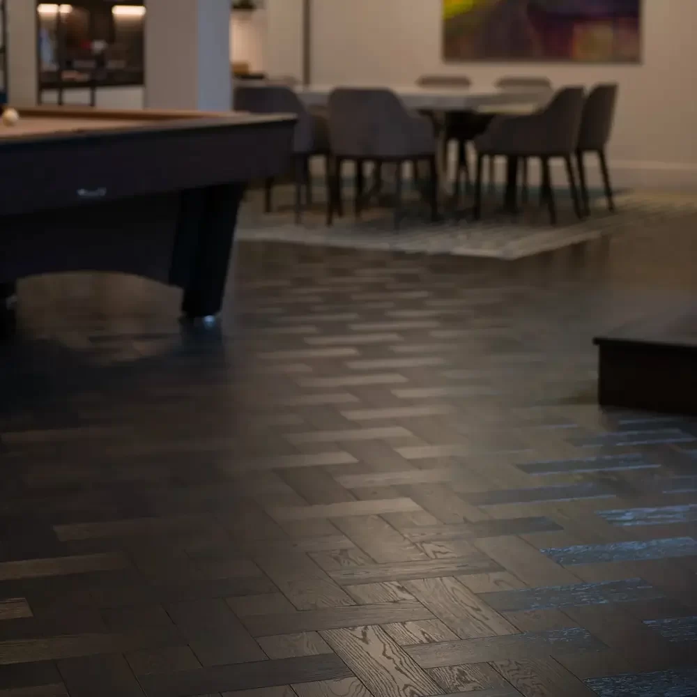 Dark Parquet Flooring