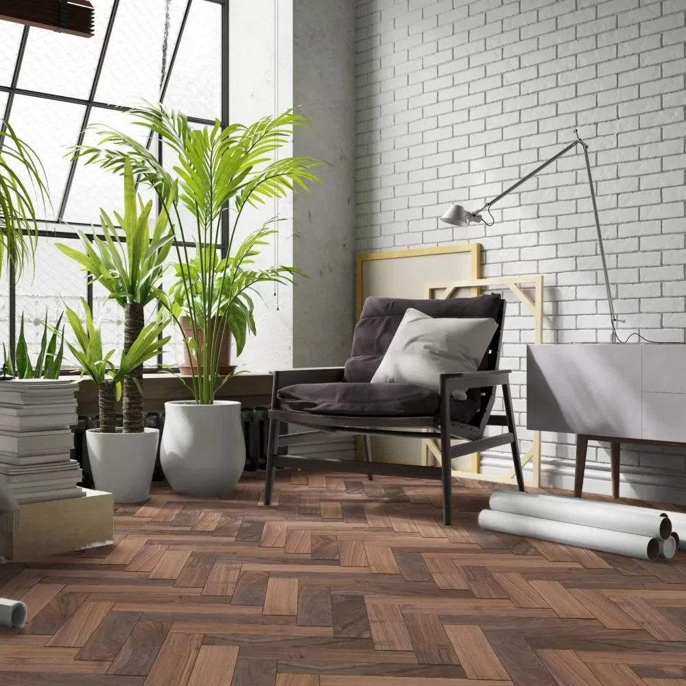 Dark Parquet Flooring
