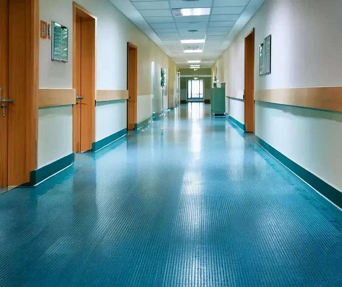 Hospital vinyl flooring