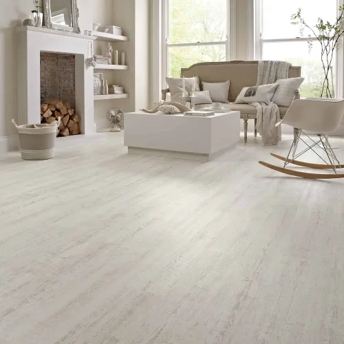 White Parquet Flooring