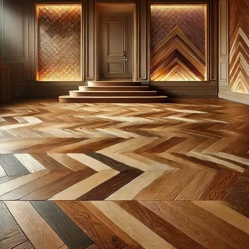 Herringbone Flooring in Residential