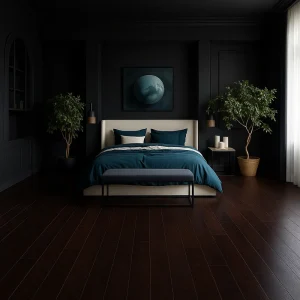 Dark Wood Floors Dark Wood Floors in Bedroom
