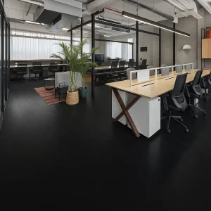 Dark Wood Floors Dark Wood Floors in Office