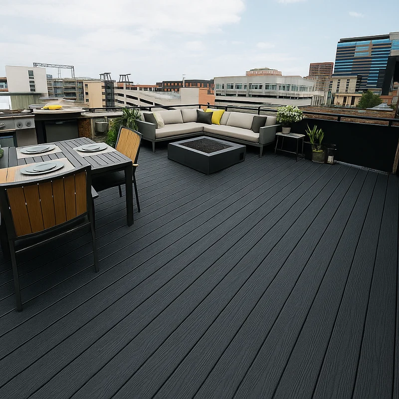Decking Flooring in Rooftop