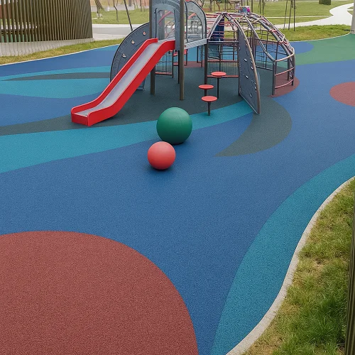 EPDM Flooring in Playgrounds