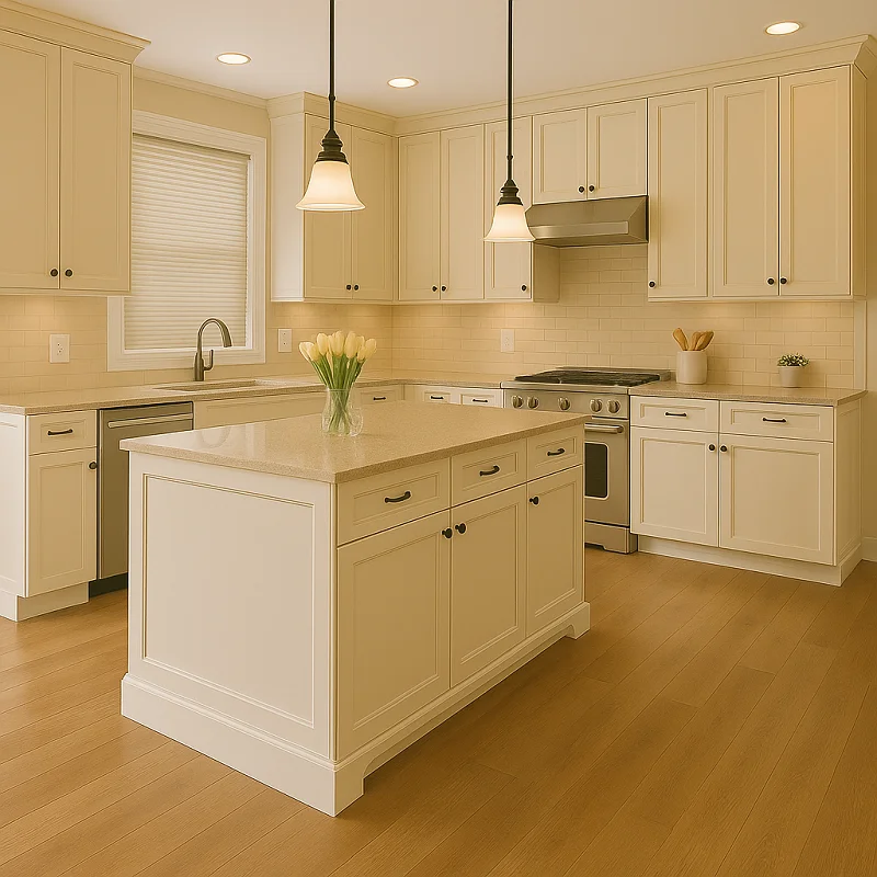 Hardwood Flooring in Kitchen
