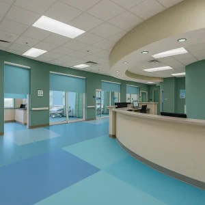 Hospital Vinyl Flooring Hospital Vinyl Flooring in Reception