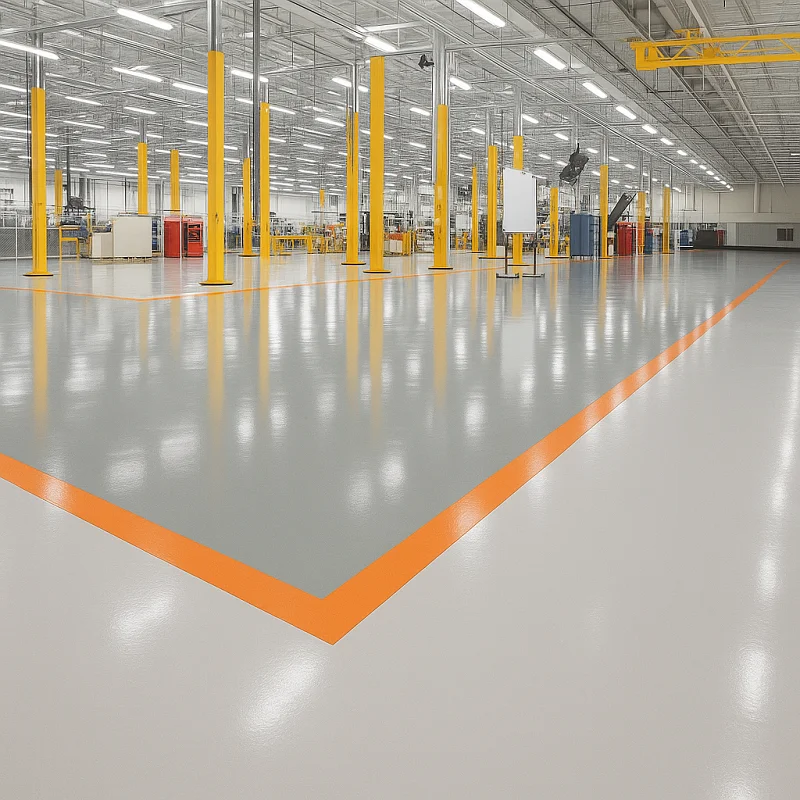 Industrial Epoxy Flooring in Storage
