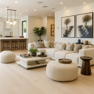 Light Wood Floors Light Wood Floors in Living Room