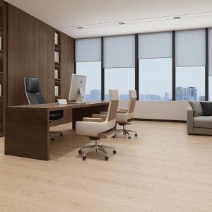Light Wood Floors Light Wood Floors in Office