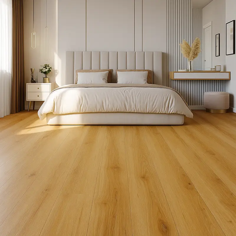 Linoleum Flooring in Bedroom