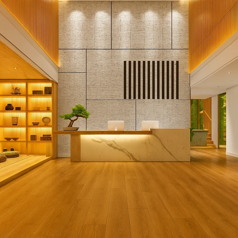 Linoleum Flooring in Hotel