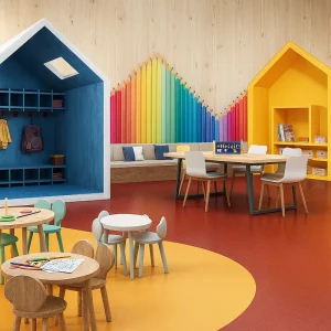 Nursery Flooring Nursery Flooring in Preschool
