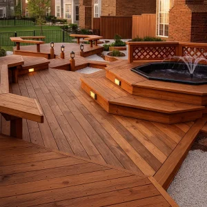 Outdoor Floor Decking Outdoor Floor Decking in Residential