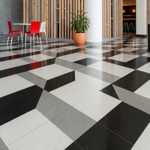 PVC Floor Tiles PVC Floor Tiles in Commercial