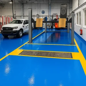 PVC Garage Flooring PVC Garage Flooring in Commercial