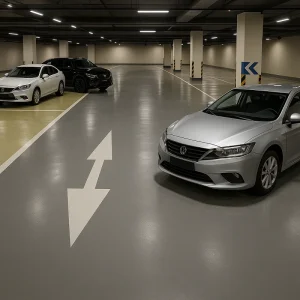 Parking Flooring Parking Flooring in Hotel