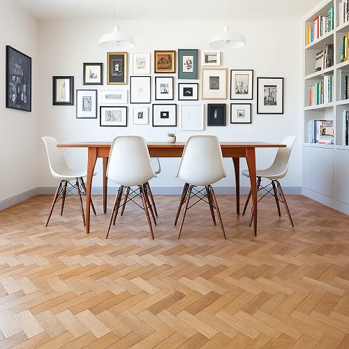Reclaimed Parquet Flooring in Residential