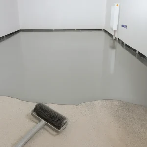 Self Leveling Self Leveling in Basement