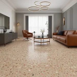 Terrazzo Flooring Terrazzo Flooring in Living Room