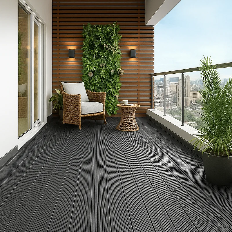 WPC Flooring in Balcony