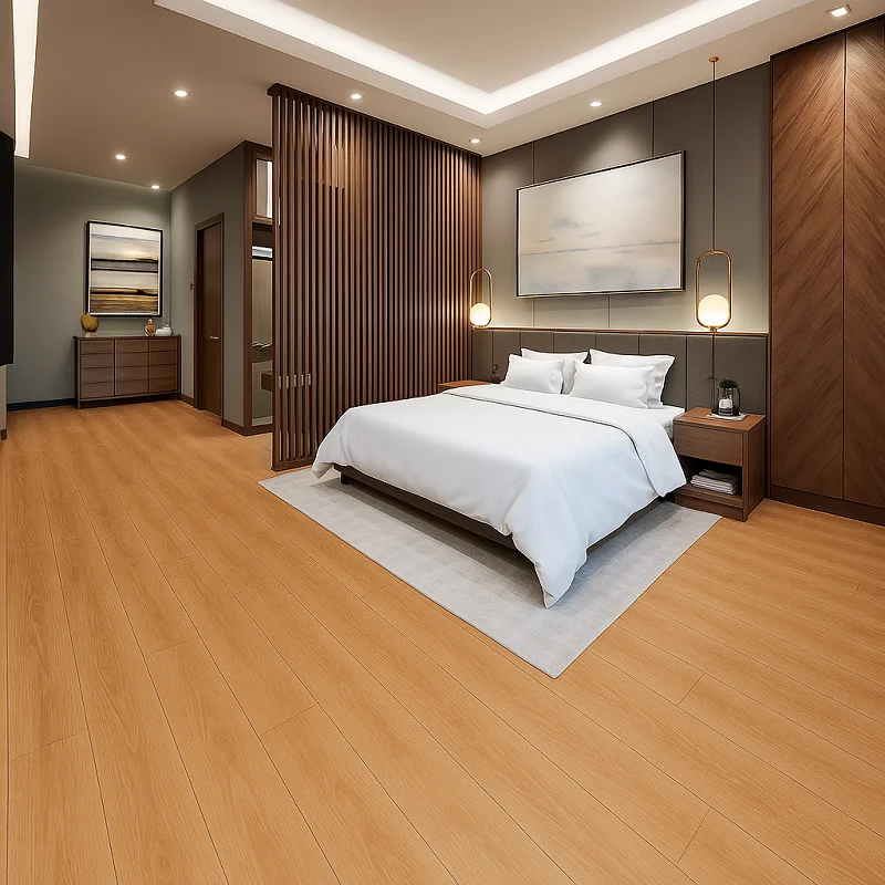 WPC Flooring in Bedroom