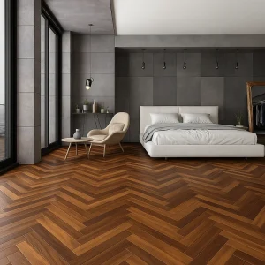 Walnut Parquet Flooring Walnut Parquet Flooring in Bedroom
