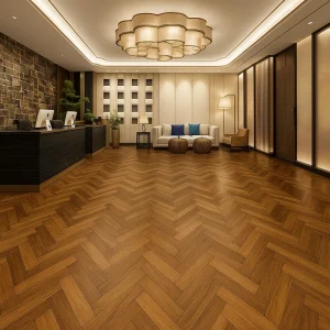 Walnut Parquet Flooring Walnut Parquet Flooring in Hotel