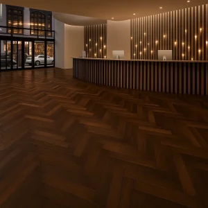 Walnut Parquet Flooring Walnut Parquet Flooring in Hotel