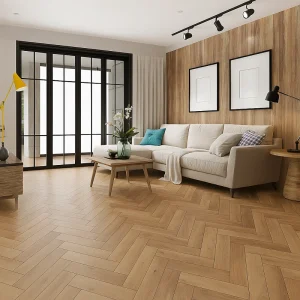 Walnut Parquet Flooring Walnut Parquet Flooring in Living Room