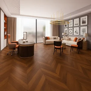 Walnut Parquet Flooring Walnut Parquet Flooring in Office