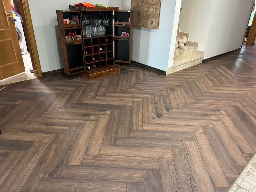 Herringbone Parquet Installation in Dubai Marina Apartments Herringbone Parquet Installation in Dubai Marina Apartments