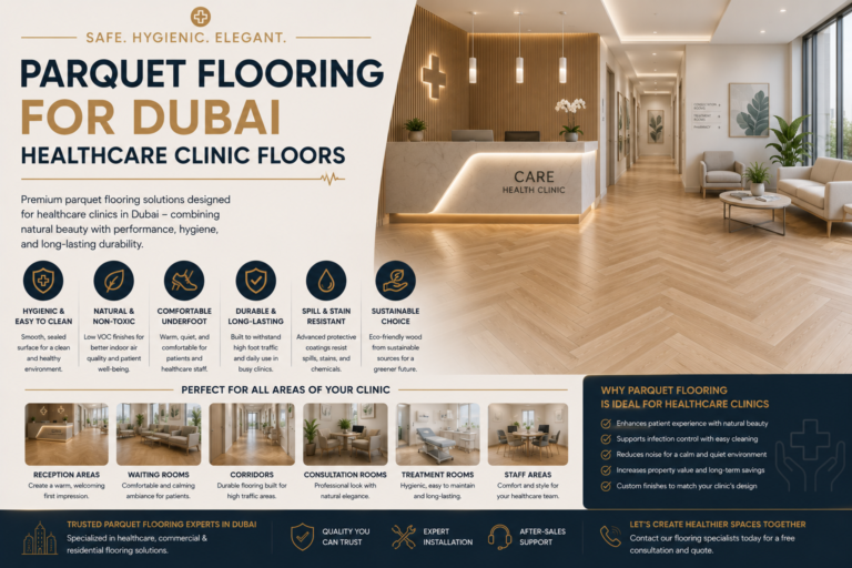 Read more about the article Parquet Flooring for Dubai Healthcare Clinic Floors