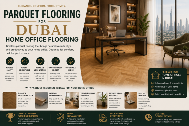 Read more about the article Parquet Flooring for Dubai Home Office Flooring