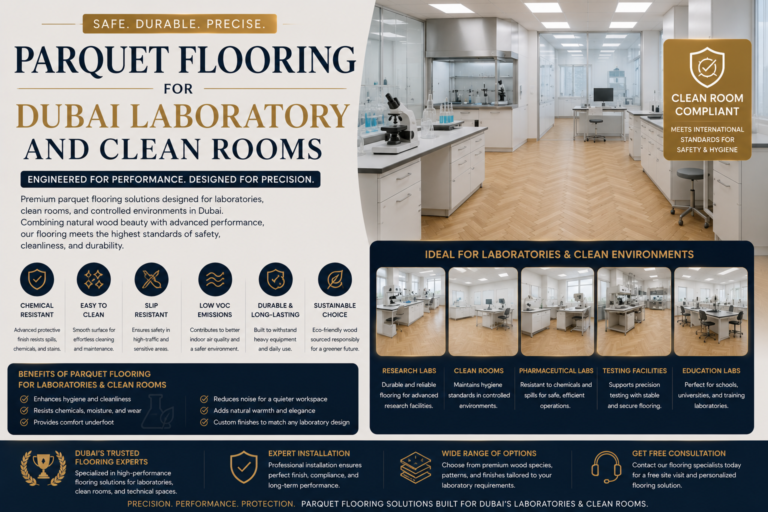 Read more about the article Parquet Flooring for Dubai Laboratory and Clean Rooms