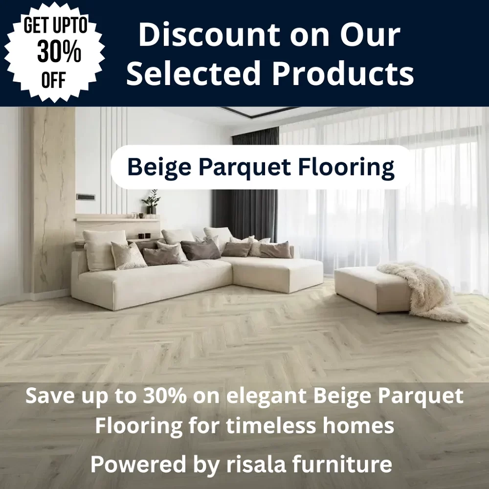 Beige Parquet Flooring