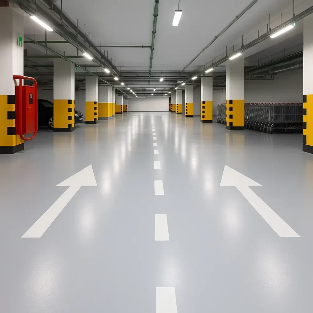Commercial Epoxy Basement Flooring