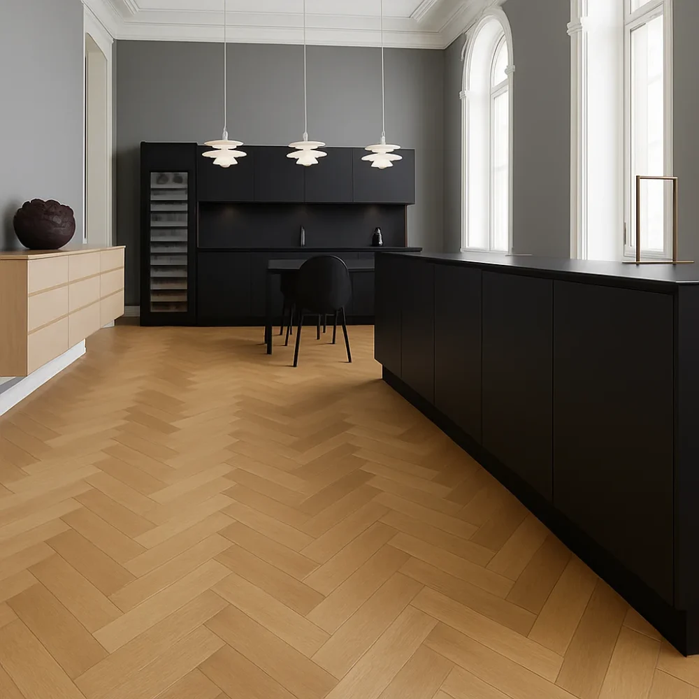 Commercial Herringbone Flooring