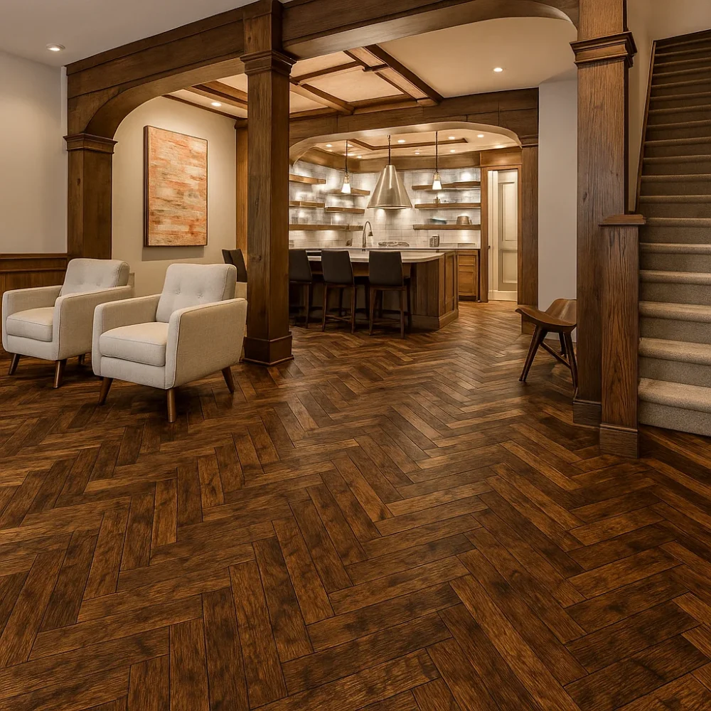 Residential Reclaimed Parquet Flooring