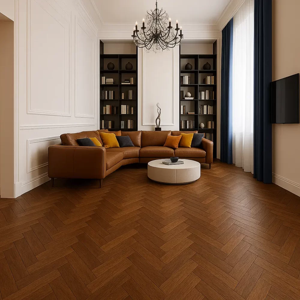 Walnut Parquet Flooring Residential